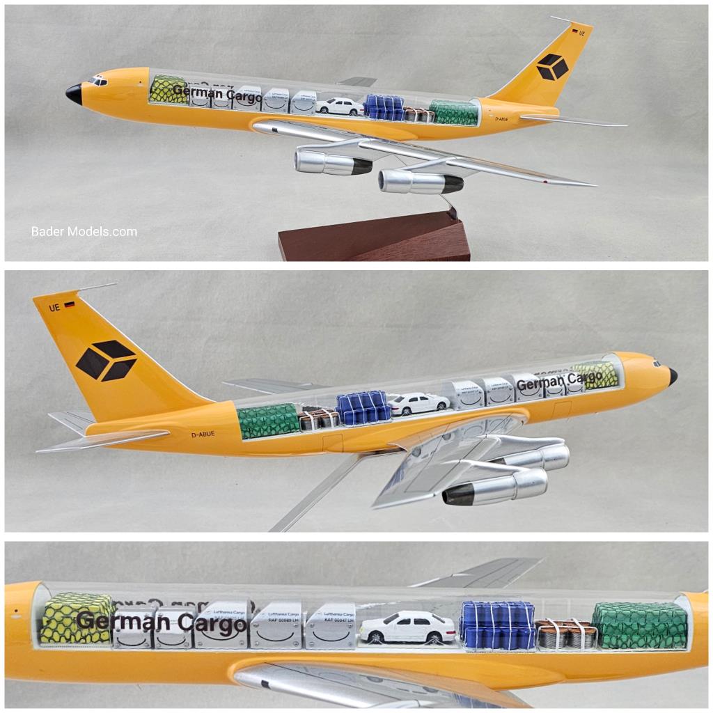 German Cargo - B707-300C - (1:100) - 180° Clear Top